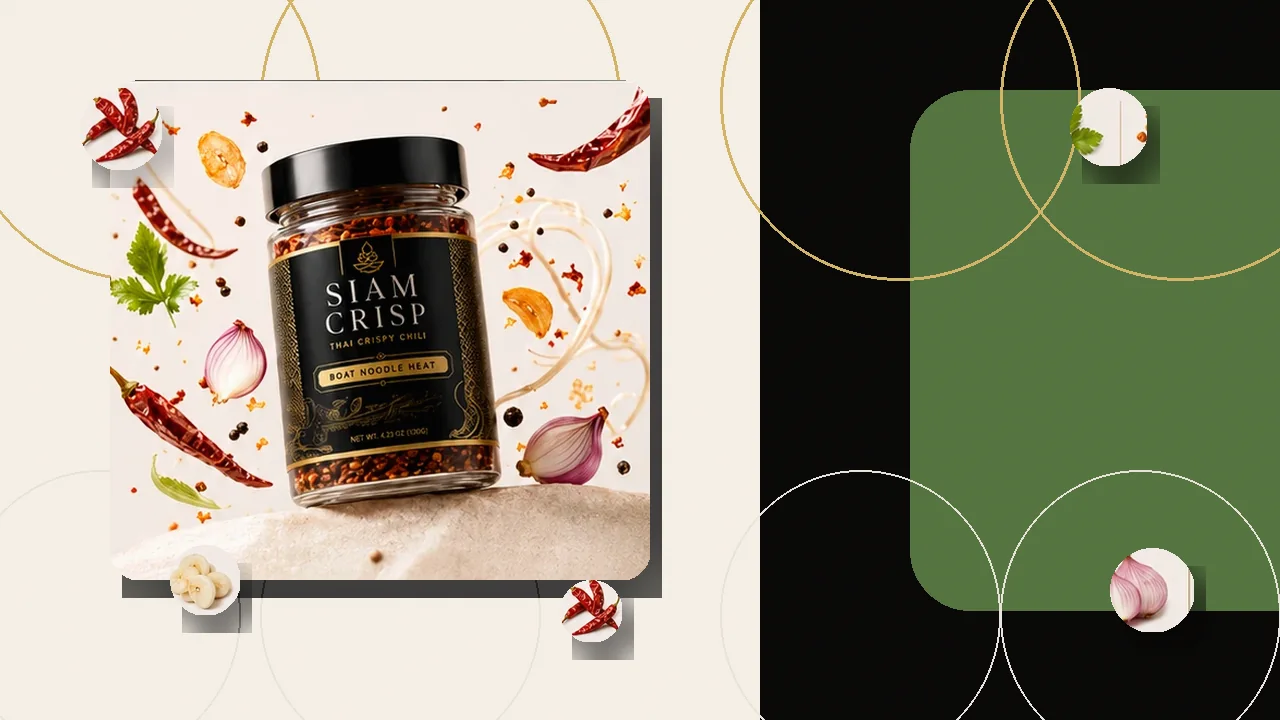 Curated Thai pantry gift set with crispy chili inspiration